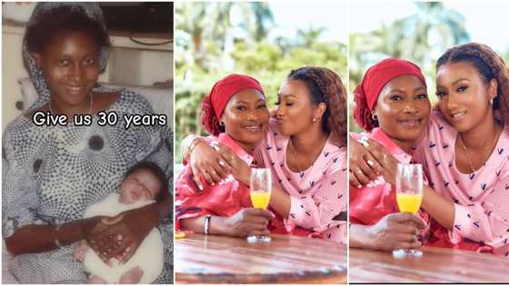 "Just give us 30 years": Lady posts old photo of she and her mother, their transformation goes viral on TikTok