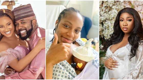 Adesua Etomi, Banky W, BBNaija's Khafi and Gedoni, 5 other celebrities who became first-time parents in 2021