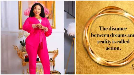 Tonto Dikeh takes many by surprise as she is set to build own residential estate, calls it King's Court