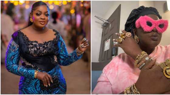 "Let the poor breef": Netizens hail Eniola Badmus as she shows off gold rings and bracelets collection