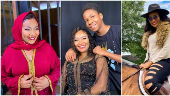 Actress Doris Simeon shows off handsome son as she marks birthday with beautiful photos, fans gush