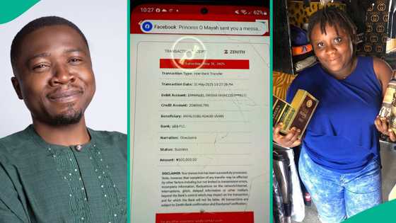 Man mistakenly sends woman N500k instead of N50k, tells her to keep it: "You serve a living God"