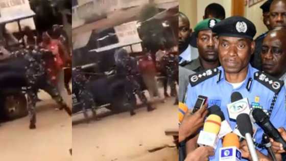 Police officers caught on camera assaulting woman in Osun arrested, subjected to orderly room trial (video)