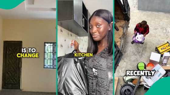 Nigerian lady relocates to beautiful house in Ibadan, buys bag of rice for N78,000 in market