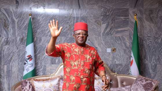 Gwamna David Umahi ya fada ma mutanen jihar Ebonyi wanda za su zaba tsakanin Tinubu da Peter Obi