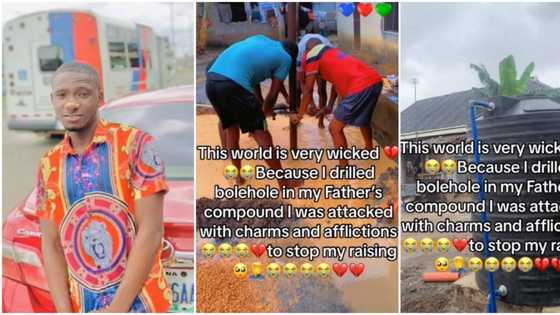 "This world is wicked": Man cries out as 'village people' attack him for drilling borehole in father's house