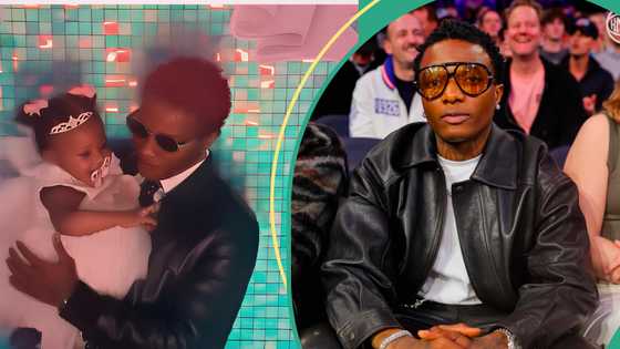 Wizkid: Adorable father-daughter moment between singer and Morayo as she clocks one trends