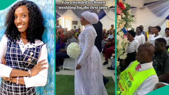 Lady shares video from Lord's Chosen church wedding she attended for first time, Nigerians react
