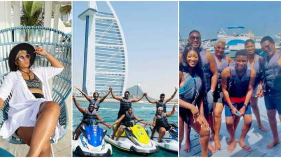 Money is good: Actress Omotola shares beautiful photos, videos as she vacations with family in Dubai