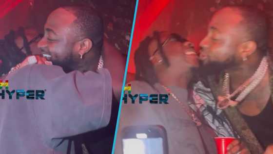 Nigeria's Davido shares rare bromance with Ghana's Stonebwoy in video, fans go gaga: “Deep love”
