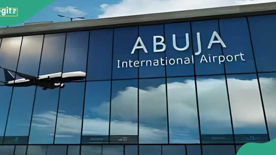 Pandemonium as lady faints at Abuja airport while fighting with sister over missing flight