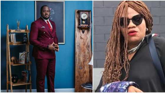 "You dey feed me?" Stella Dimoko Korkus, Desmond Elliot 'fire' each other as actor celebrates reelection