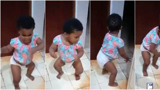 Baby in diaper shows amazing dancing skills; gets people gushing with her legwork in adorable video