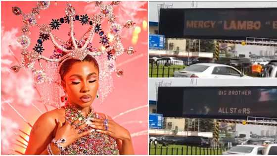 BBNaija housemate Mercy Eke’s fans reportedly celebrate her on billboard, video causes stir: “She paid for it”