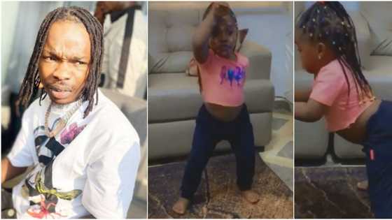 Singer Naira Marley reacts as little girl dances to his song (video)