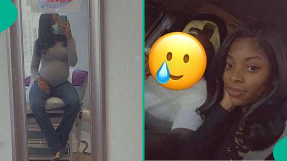 8 months pregnant wife cries out online as husband dumps her after she compared him to her ex