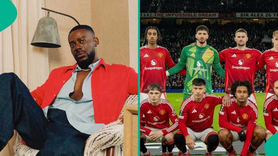 Adekunle Gold shares funny dream about playing for Man Utd, passing to Bruno: "Dalot will soon go"