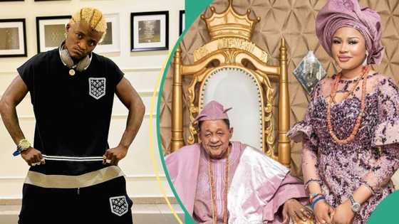 “After king na king”: Singer Portable reacts to claims of dating late Alaafin of Oyo’s wife Queen Dami