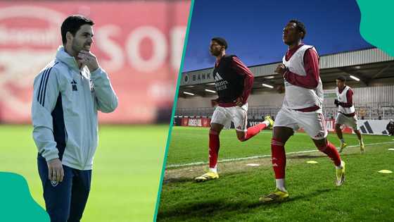 Mikel Arteta includes 3 Nigerian talents in Arsenal's Champions League training squad vs Sporting Lisbon