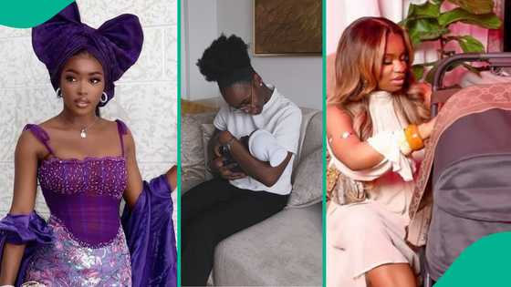Mercy Aigbe’s daughter, Michelle, visits Priscilla Ojo and her baby in Canada, video warms hearts