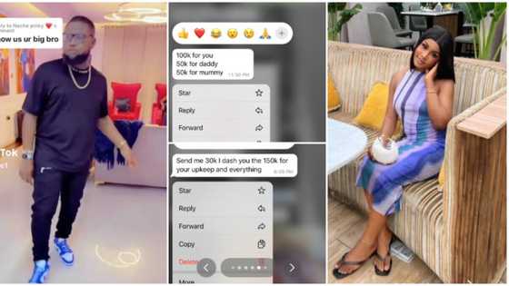 Nigerian lady says she doesn't need a boyfriend, leaks WhatsApp messages her elder brother sent her