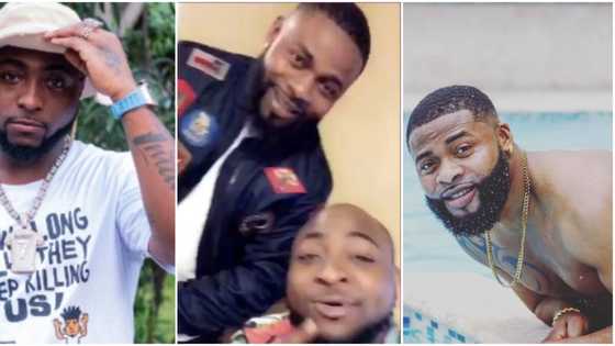 "He still posted a few hours ago" - Many in shock as Davido reportedly loses friend, Tommy