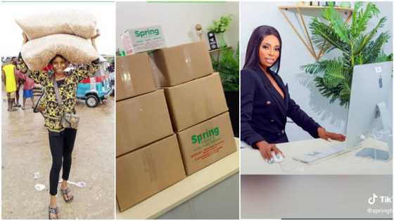 "He left me because I was hawking": Lady who used to sell crayfish opens food company