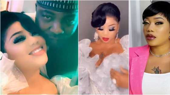 Socialite Toyin Lawani talks about her relationship with her baby daddies as she shows off her first child’s dad (video)