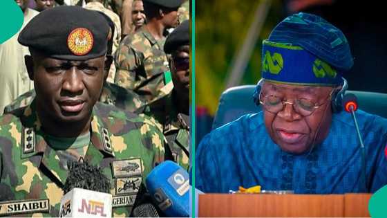 Hafsan sojan kasa Janar Shaaibu ya gana da Tinubu, ya ba shi bayanan tsaro