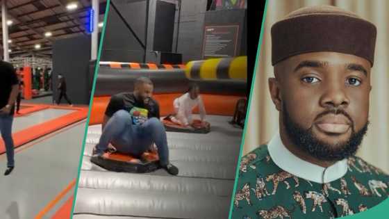 Williams Uchemba forgets about his age, joins children in fun video: "I didn't do them as a kid"