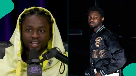 Omah Lay witnesses earthquake during podcast show, his reaction trends: “He still dey speak English”