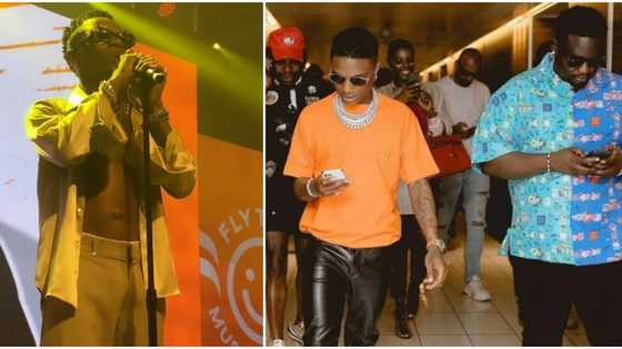 Wande Coal let me stay in his room when I had nowhere to go: Wizkid gets emotional on stage, thanks singer