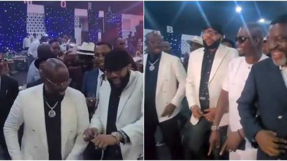 Billionaires' club: Reactions as Obi Cubana, E-Money, KOK, others display amazing dancing skills in cute video