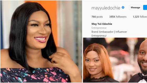 "She's winning without you": Fans say as Yul Edochie's wife May gets verified on IG, celebs congratulate her