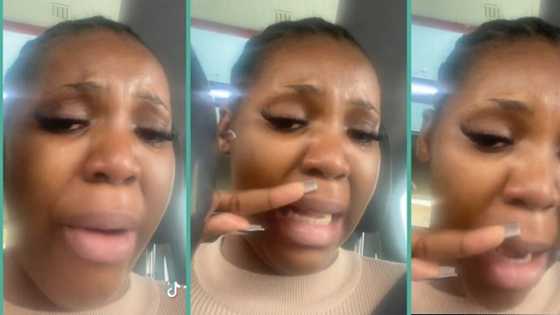 "He forgot to mute me": Lady in tears after seeing boyfriend's WhatsApp status, video stirs emotions