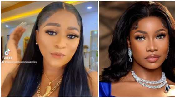 Tacha's N9.5m AMVCA dress: Lady who bought N130k lookalike version clears the air on previous comments