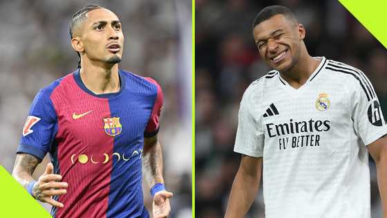 Spotted: Raphinha brutally mocks Mbappe after scoring in El Clasico