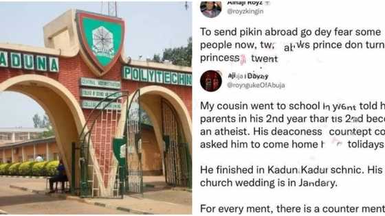 Nigerian mum deals with son who turned atheist in his 2nd year abroad, sends him to Kaduna polytechnic