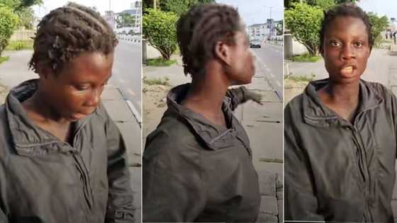 "I haven't bathed in 1 year": Nigerian lady who hears strange voices cries out in video, seeks help