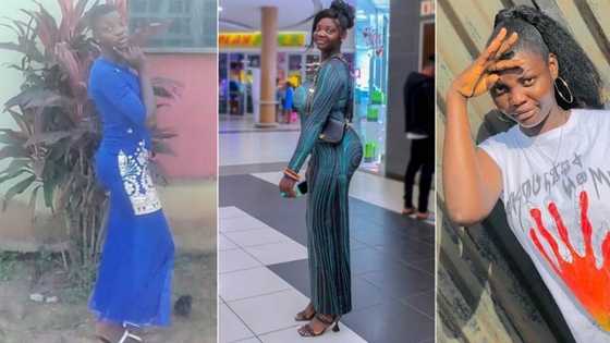 "She maintained her colour": Gorgeous dark-skinned lady goes viral after flaunting transformation photos