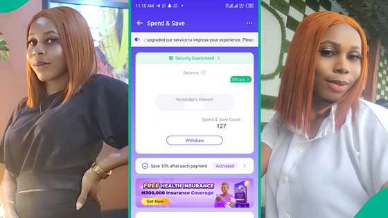 Lady who saved over N300k via Opay and Palmpay Spend & Save shows interest she got from both apps