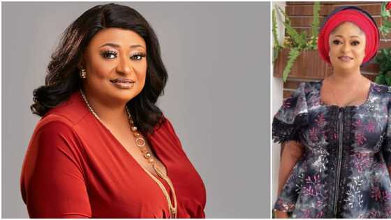 Ronke Oshodi Oke rolls on the ground, narrates how she was healed of kidney problem, video trends