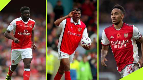 Kanu, Aubameyang and other best Africans who played for Arsenal after black kit launch