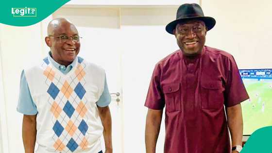 Just In: Jonathan visits ADC chairman David Mark after party's strategic meeting