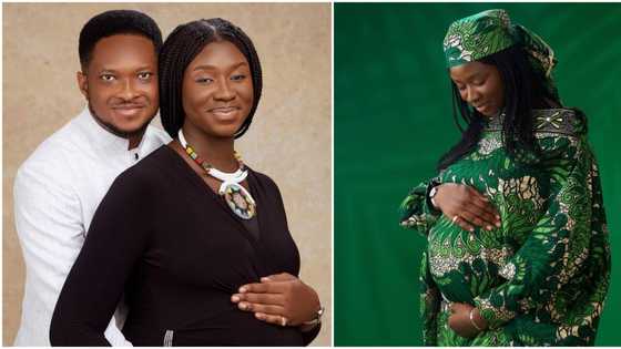 Gospel singer Lawrence Oyor & Mike Bamiloye's daughter Darasimi welcome 2nd baby boy, Tope Alabi, others react
