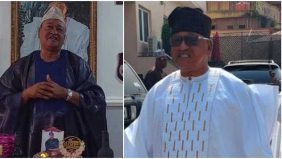 Jide Kosoko jumps in excitement shares lovely video of himself with family and friends on 68th birthday