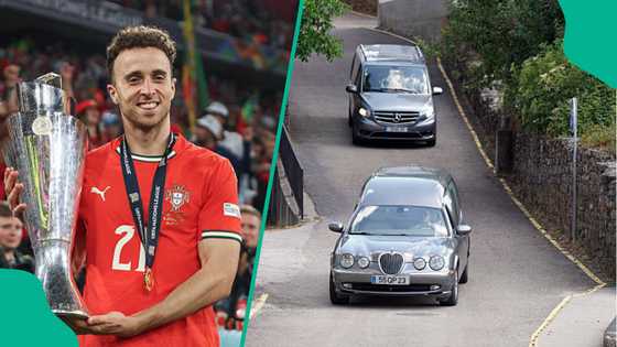 Bodies of Liverpool striker Diogo Jota and Andre Silva arrive in Portugal, video