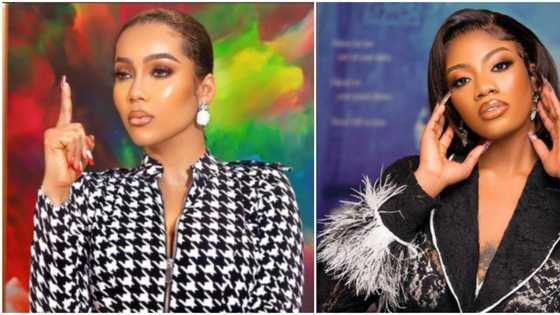 Husband snatching saga: Nigerians blast Angel and her mum for taunting Maria
