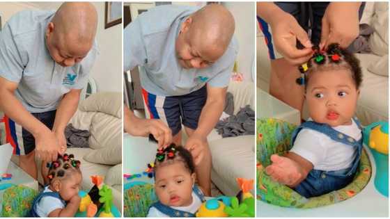 "Best dad ever": Loving father beautifully braids daughter's hair, video of his stunning skill goes viral