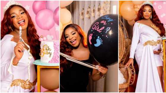It's a girl: BBNaija's Queen holds private baby shower, shares video of moments from the beautiful event